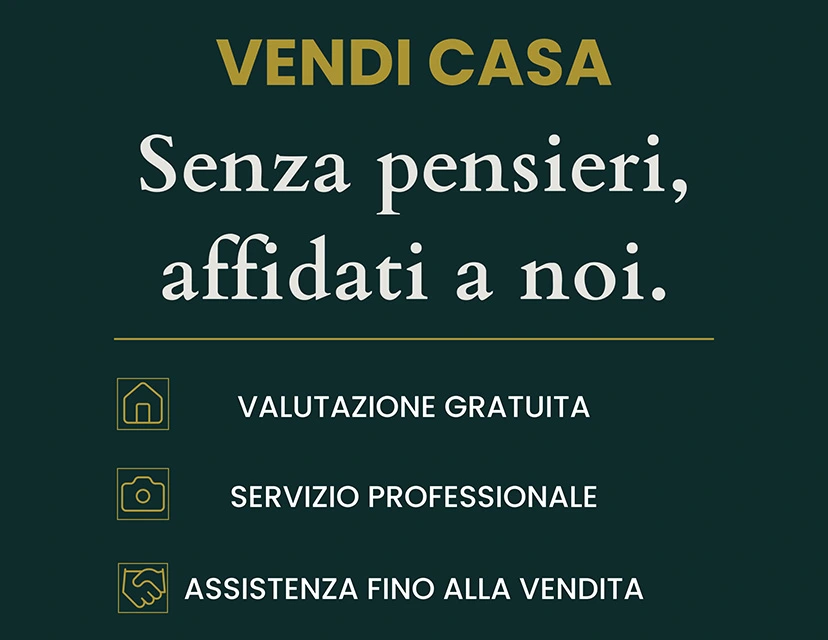 Vendi casa senza pensieri, affidati a noi — valutazione gratuita, servizio professionale, assistenza fino alla vendita